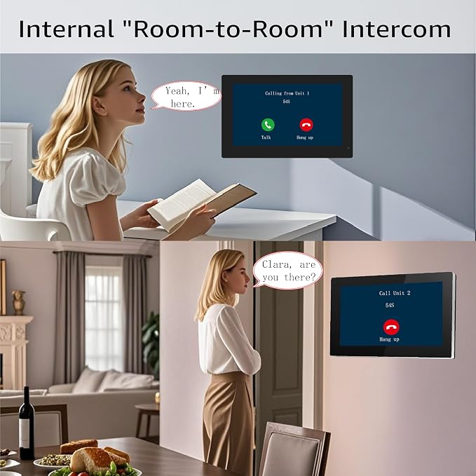 3 Units Apartment Video Intercom System, house video intercom. Wired Video - Image 3