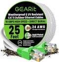 GEARit Cat6 Outdoor Ethernet Cable CCA Copper Clad, Waterproof, Direct Burial by GEARit