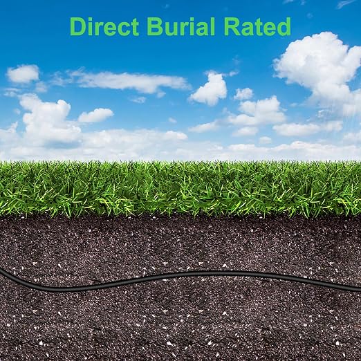 250FT Cat6 Outdoor Ethernet Cable, Heavy Duty Direct Burial, 24AWG CCA Patch - Image 6