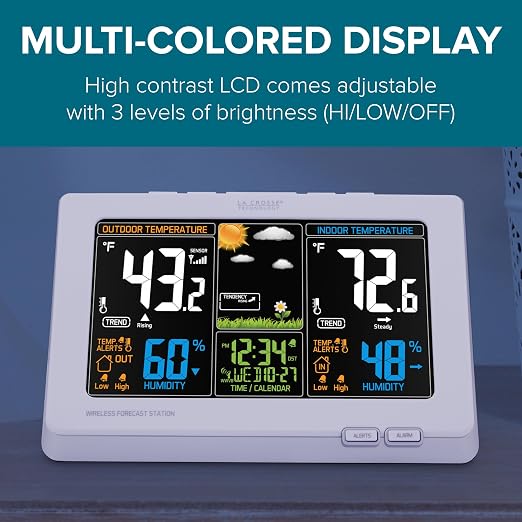 La Crosse Technology Wireless Atomic Digital Color Forecast Station - Image 4