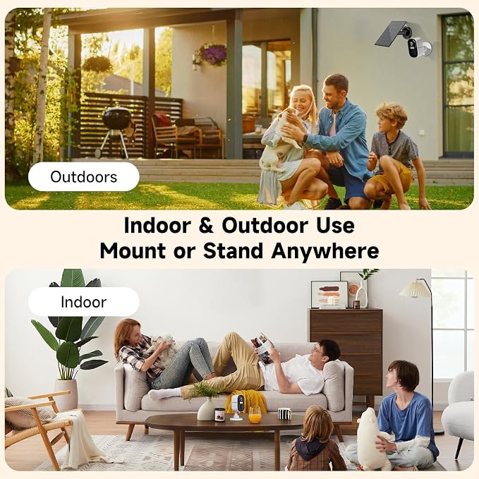 2.5K 4MP Security Camera Wireless Outdoor, Free Cloud Storage, 2.4G/5Ghz WiFi - Image 9
