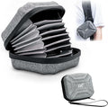 JJC 10 Pockets Hard Shell Lens Filter Bag Up to 95mm, Water Resistant & by JJC