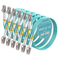 SpeedyCables- LC to LC Fiber Patch Cable 0.5m/1.6ft 6-Pack, OM3 Multimode by SpeedyCables