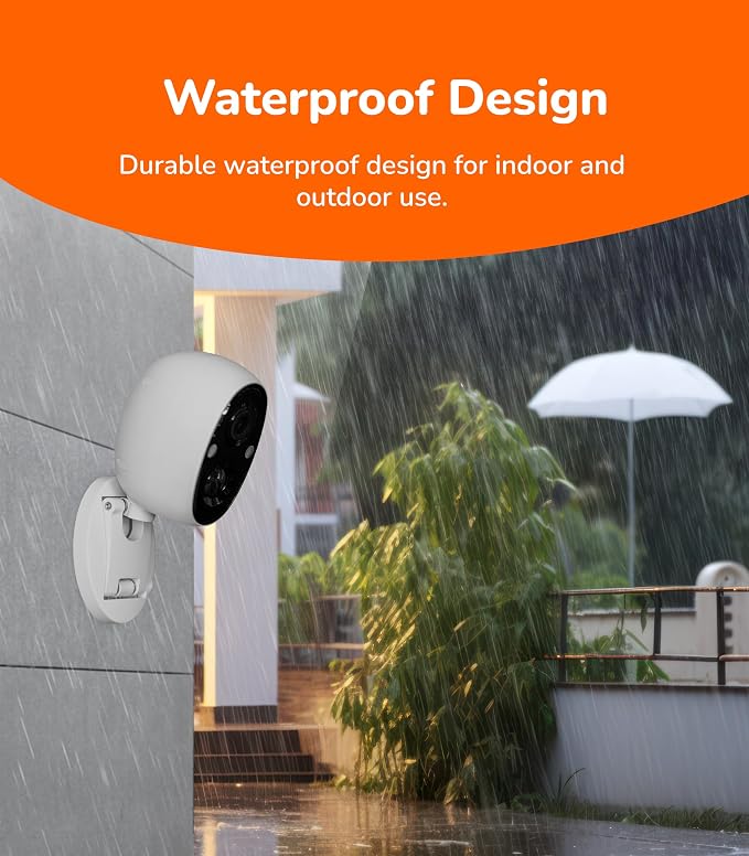 SensForge 2.5K Solar Powered Indoor/Outdoor Battery Camera, Dual-Band WiFi - Image 9