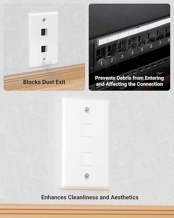 VCE UL Listed Blank Keystone Jack Inserts - Image 4