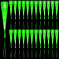12 Pack Green Glow Sticks Light Up Fiber Optic Stick Glow Wands Bulk by NUDALA