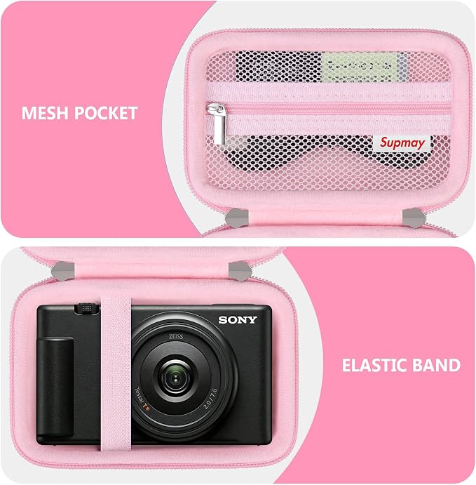 Hard Travel Case for Sony ZV-1F / ZV-1 / ZV-1 II Digital Camera, Vlogger Camera - Image 5