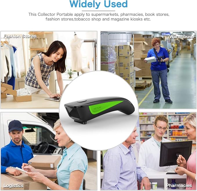 NETUM Mini Barcode Scanner Bluetooth Compatible, Small Portable USB Bar Code - Image 8