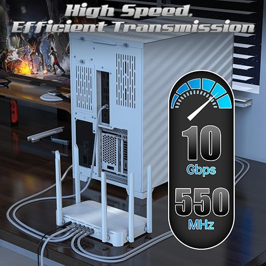 4 Feet Cat6 Patch Cables, Solid Pure Copper Patch Cord, Cat 6 Ethernet Cable - Image 4