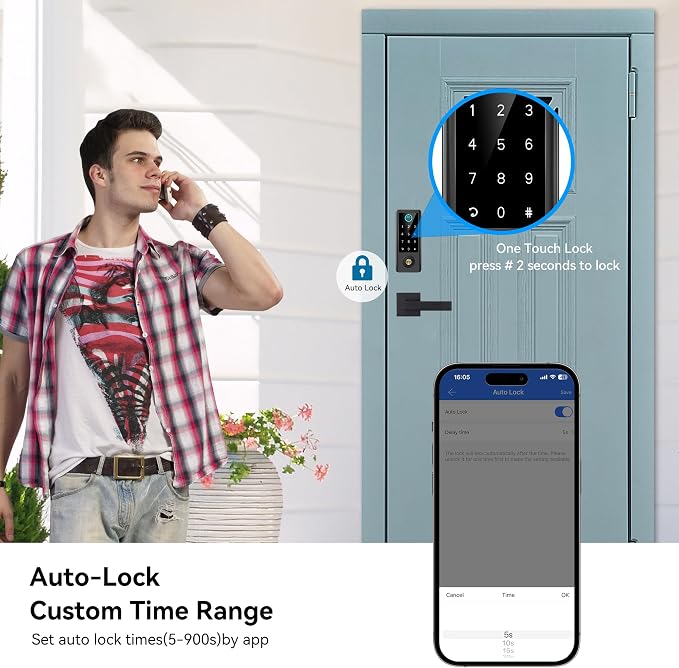 BEBASIA Smart Fingerprint Door Lock - Image 5