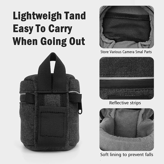 Camera Lens Case Lens Bag Compatible) - Image 3