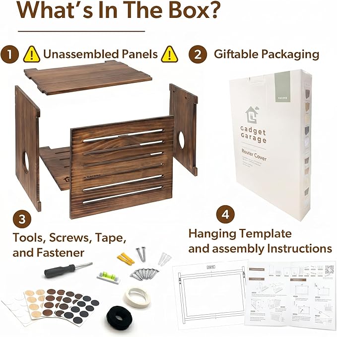 Wooden WiFi Router Storage Box - Image 4