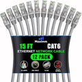 Maximm Cat 6 Ethernet Cable - 15 ft - High-Speed LAN by MaximmCable