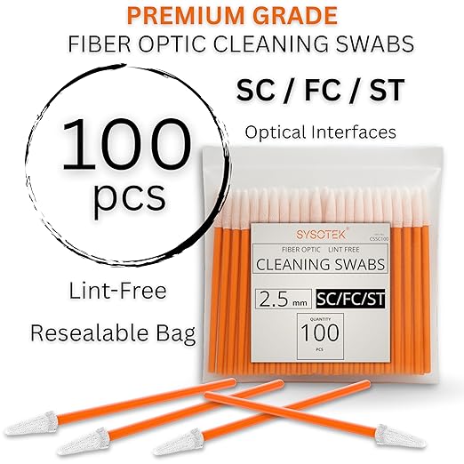 Fiber Optic Cleaning Swabs 100 Pack - Image 2