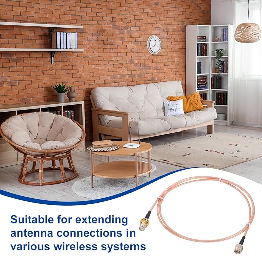 MECCANIXITY SMA Antenna Extension Cable, 9.8ft SMA Male Inner Pin to Female - Image 4