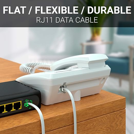 G-PLUG 30FT RJ11 Cable Phone Cord - Image 2