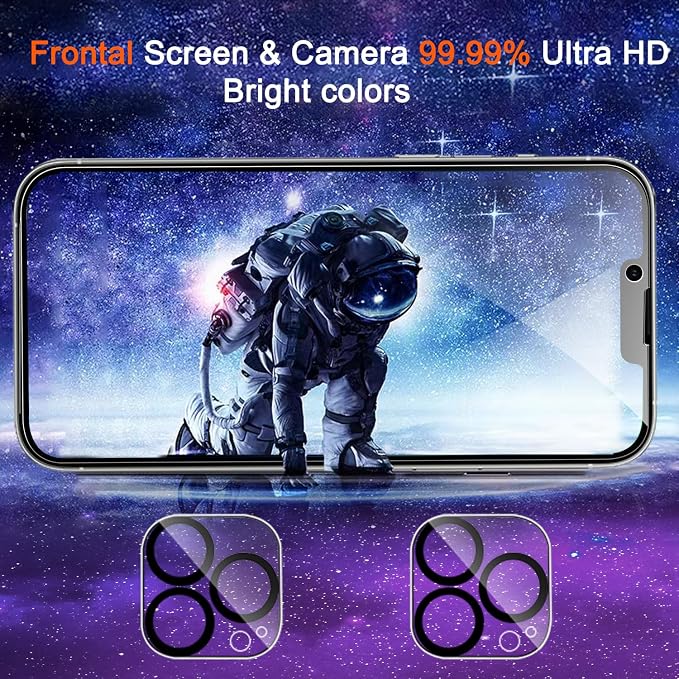 Ferilinso for iPhone 13 Pro Privacy Screen Protector, 2 Pack 9H Anti Spy - Image 5