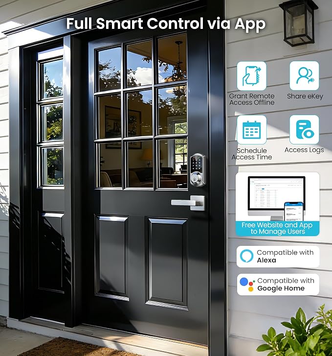 Veise VE07-L Fingerprint App Control Smart Locks - Image 5