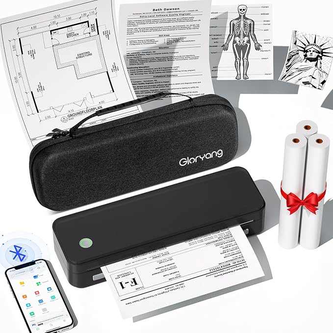 Gloryang Inkless Portable Printer by Gloryang