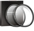 Walking Way 49mm White Mist Diffusion Filter Set, Soft Focus Dreamy Fog Effect by WalkingWay