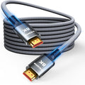 Snowkids 8K HDMI Cable 25 FT Grey, 48Gbps Ultra High-Speed HDMI 2.1 Cables Cord by Snowkids