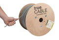 TRUE CABLE Cat6A Riser, Bulk Ethernet Cable, 23AWG Solid Bare Copper, by trueCABLE
