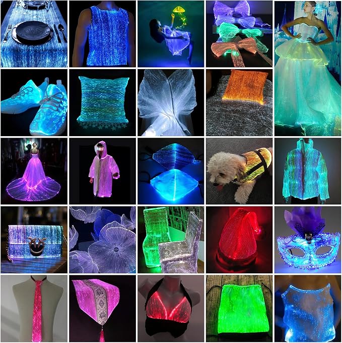 Fiber Optic Fabric, Led Accessories, Led Fiber Optic Mesh Lights - Image 5