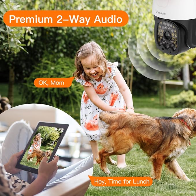 VSTARCAM 3MP Security Camera Outdoor, Home Camera Security, Outdoor WiFi Camera - Image 3