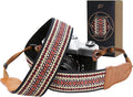 Padwa Lifestyle Speed Red Embroidered Camera Strap by PadwaLifestyleCameraStrap