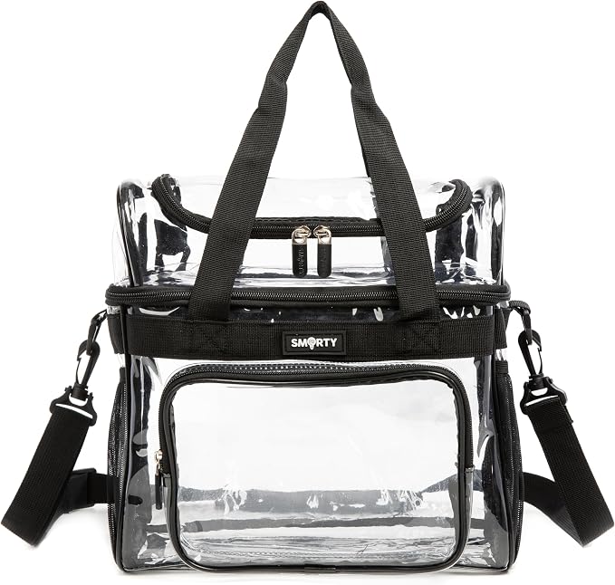 J.CARP Clear Bag Heavy Duty Backpack Durable Transparent See Through Bag - Image 2