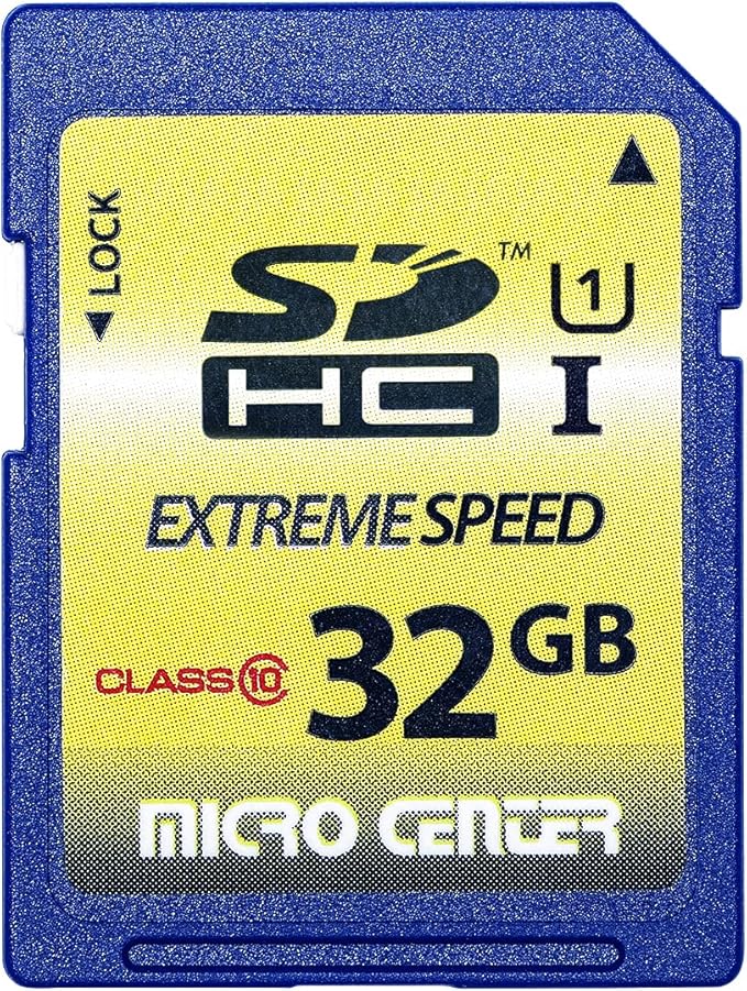 32GB Class 10 SDHC Flash Memory Card Full Size SD Card USH-I U1 Trail Camera by INLAND
