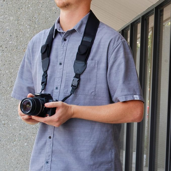 USA Gear TrueSHOT Camera Strap Neoprene Camera Straps - Image 6