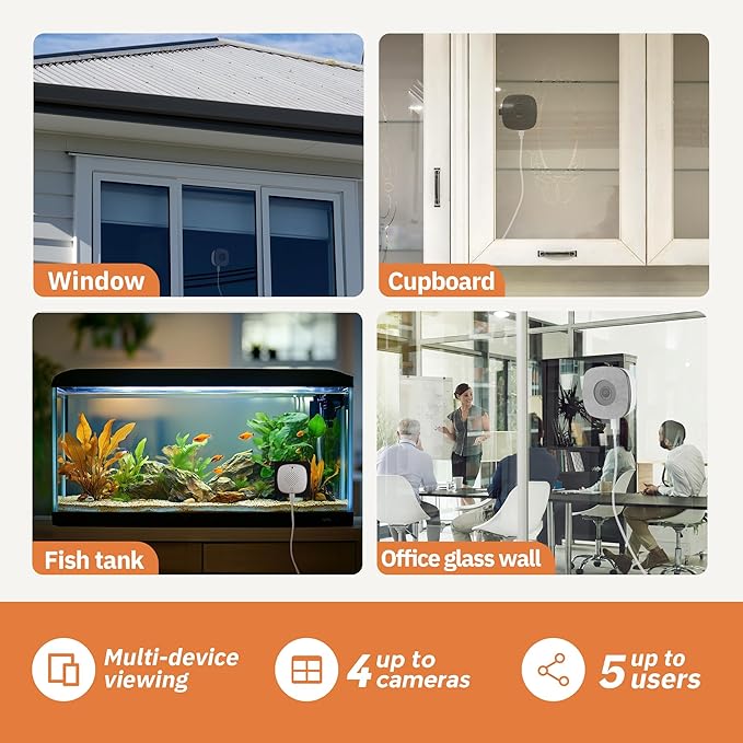 Girafit 3MP 2K Window Camera, 2.4GHz & 5GHz WiFi Indoor Cameras - Image 6
