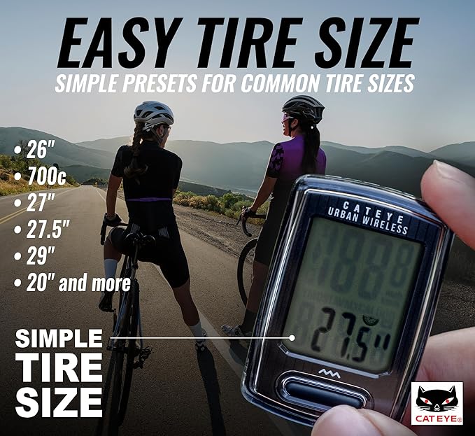 CATEYE Urban Wireless Bike Computer – Analog Speedometer & Odometer - Image 7