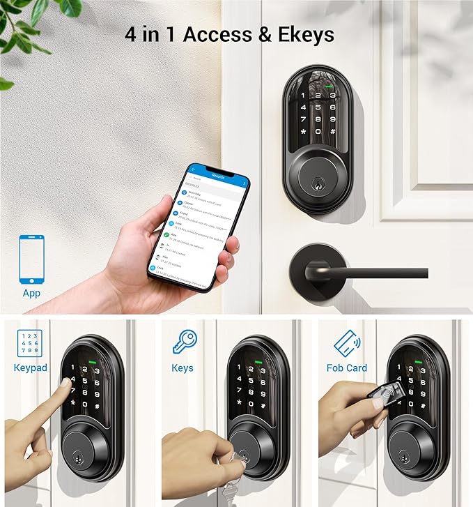 Veise RZ06 Smart Lock for Front Door - Image 2