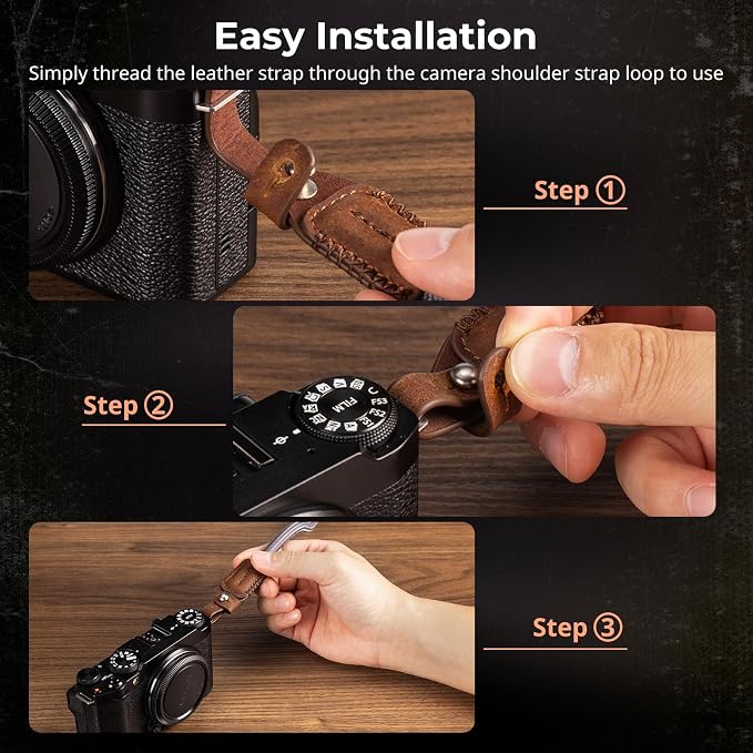 SMALLRIG Rope Camera Neck Shoulder Strap, Adjustable Braided Shoulder Strap - Image 5