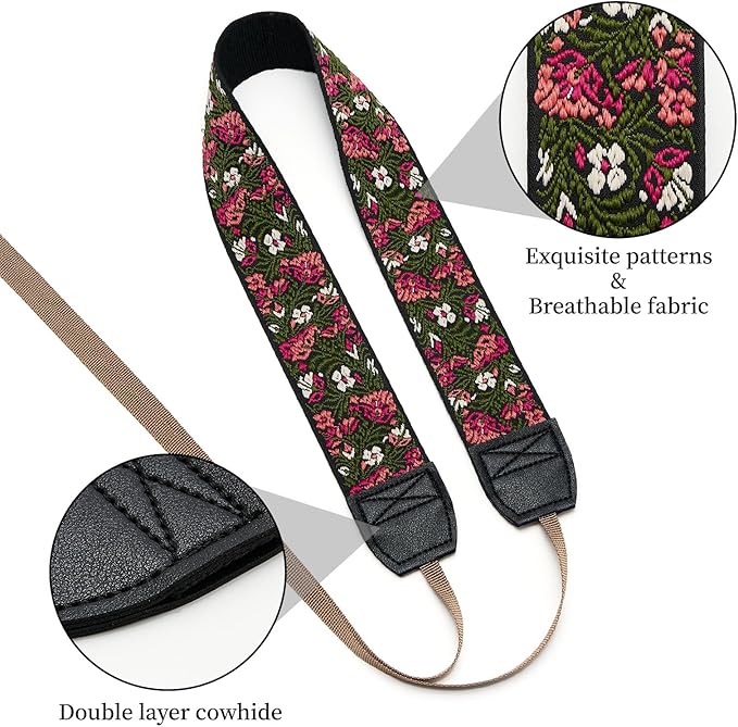ZOOEASS Camera Strap for DSLP and Mirrorless Digital Camera, Neck Strap - Image 4
