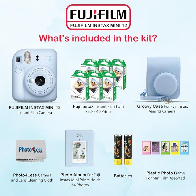 Fujifilm Instax Mini 12 Instant Camera Bundle - Image 2
