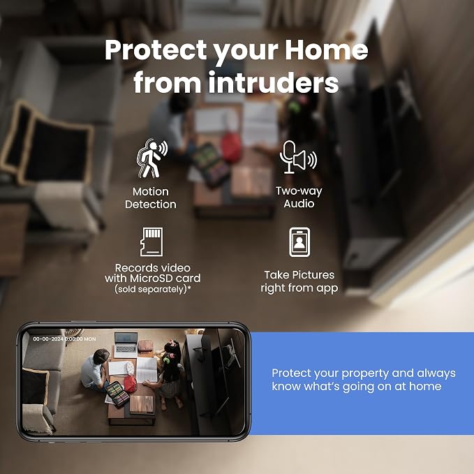 Feit Electric Smart Security Camera Bulb, 2K QHD Resolution, 2-Way Audio - Image 7