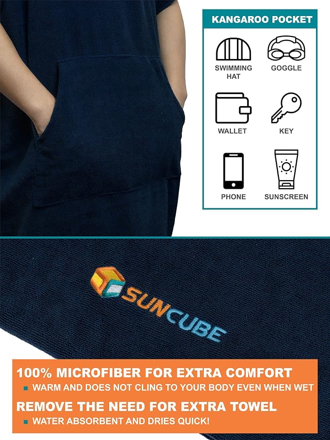 SUN CUBE Surf Poncho Changing Robe - Image 3