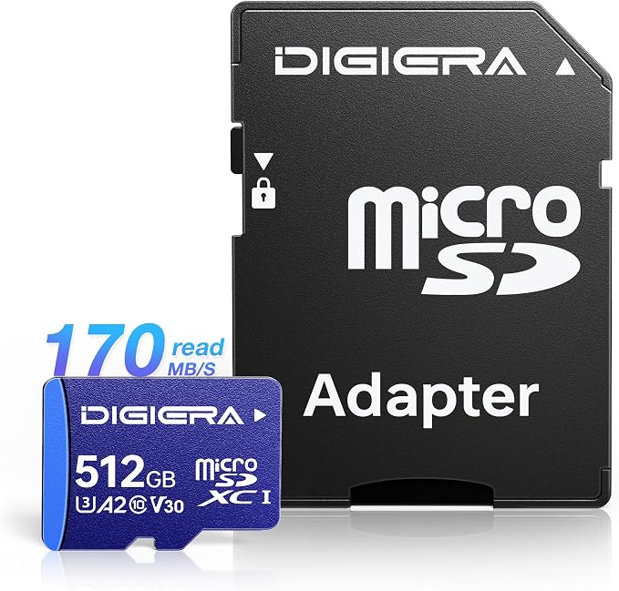 DIGIERA 512GB LT100 microSDXC UHS-I Memory Card by DIGIERA