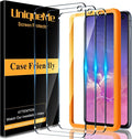 UniqueMe [3 Pack for Samsung Galaxy S10e Screen Protector, Tempered Glass 9H by UniqueMe