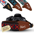 Art Tribute Custom Camera Strap Vintage Red by ArtTribute