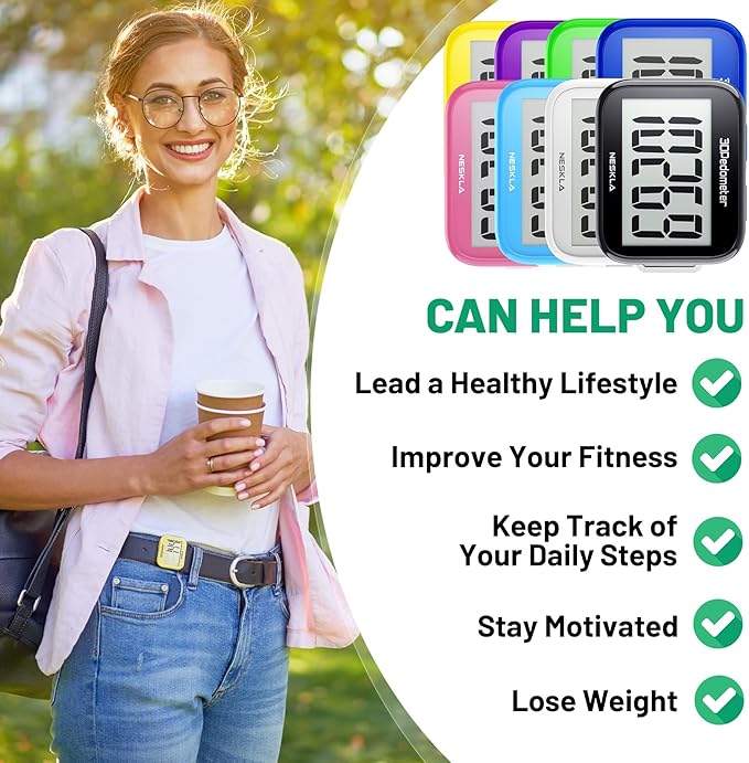3D Pedometer for Walking, Simple Step Counter - Image 4