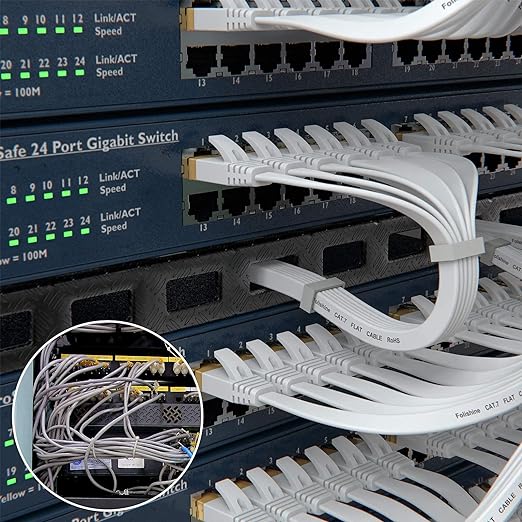 Folishine Ethernet Cable 15 ft, Cat 6e/Cat6 Patch Cable - Image 6