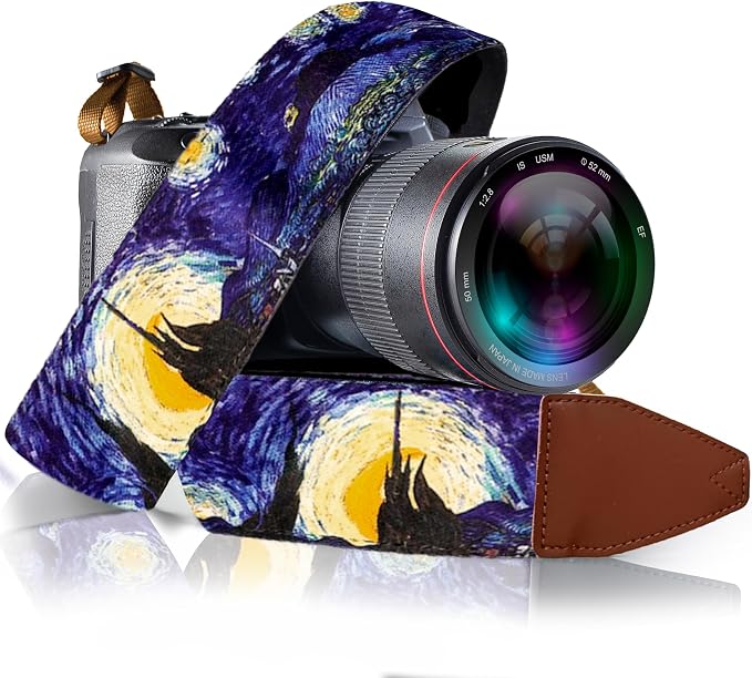 Camera Strap, Vintage Embroidered Neck Shoulder & Crossbody Camera Strap by ArtTribute