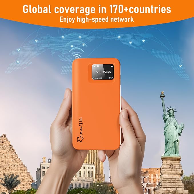 RoamWiFi 4G LTE Mobile Hotspot Router Worldwide Portable High Speed Hotspot - Image 4