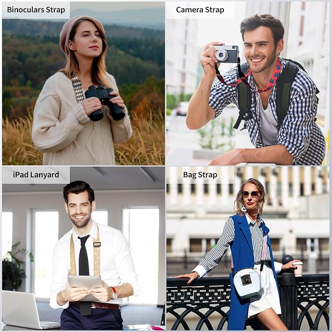 FIEIL Houndstooth Shoulder Strap, Adjustable Camera Strap - Image 2