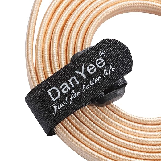 DanYee Cat 7 Ethernet Cable, Nylon 50ft CAT7 High Speed Professional Gold - Image 8