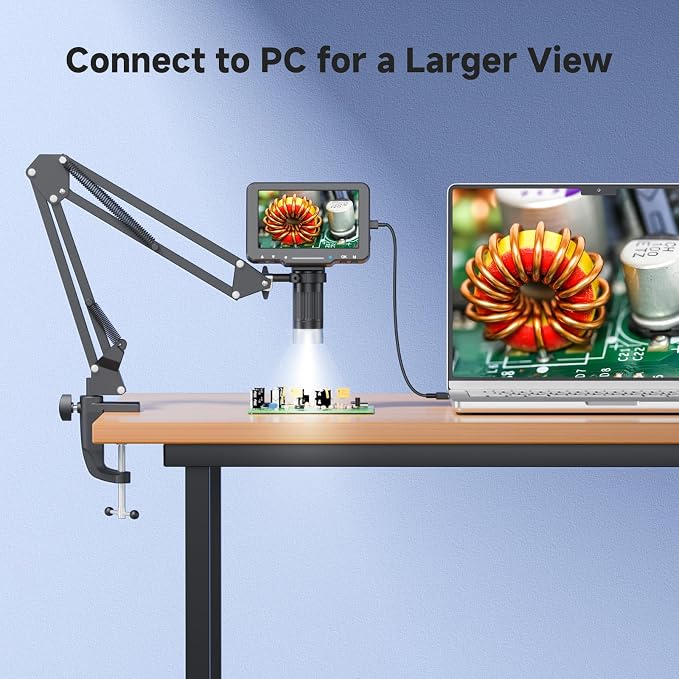 5" LCD Digital Soldering Microscope - Image 3